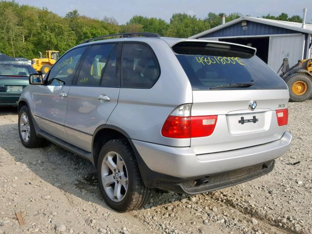 5UXFA135X5LU49081 - 2005 BMW X5 3.0I SILVER photo 3