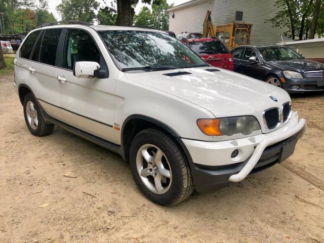 5UXFA53572LP57408 - 2002 BMW X5 3.0I WHITE photo 1