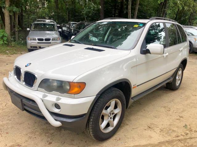 5UXFA53572LP57408 - 2002 BMW X5 3.0I WHITE photo 2