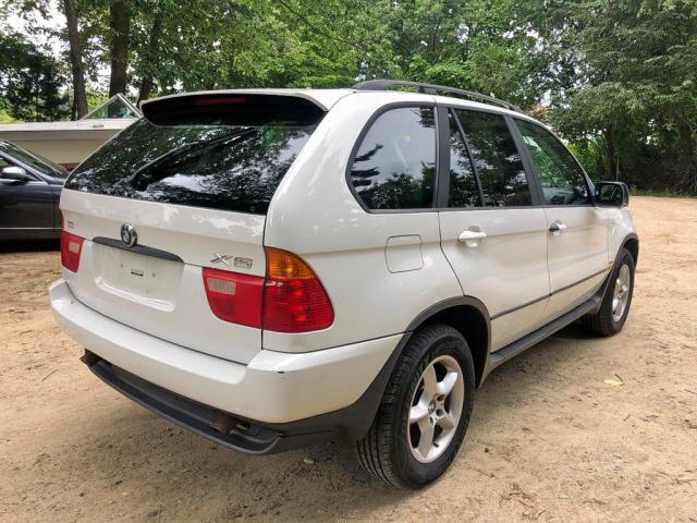 5UXFA53572LP57408 - 2002 BMW X5 3.0I WHITE photo 3