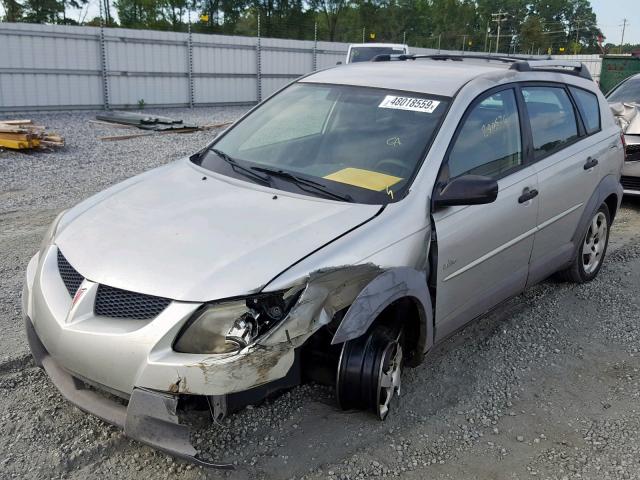 5Y2SL62883Z467043 - 2003 PONTIAC VIBE SILVER photo 2