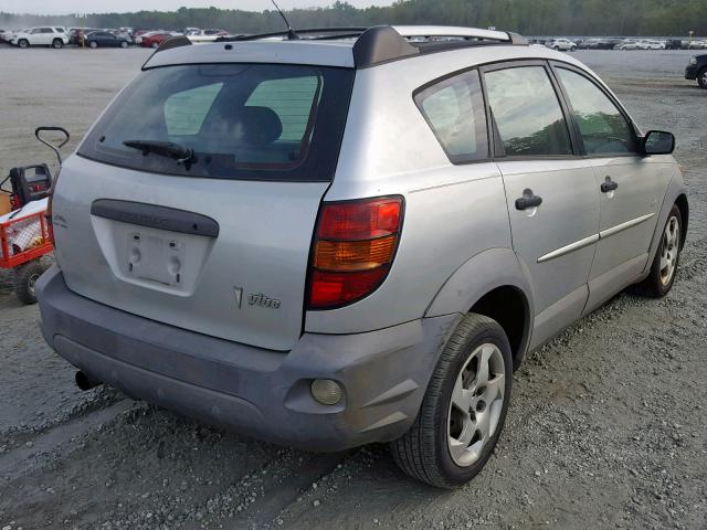 5Y2SL62883Z467043 - 2003 PONTIAC VIBE SILVER photo 4