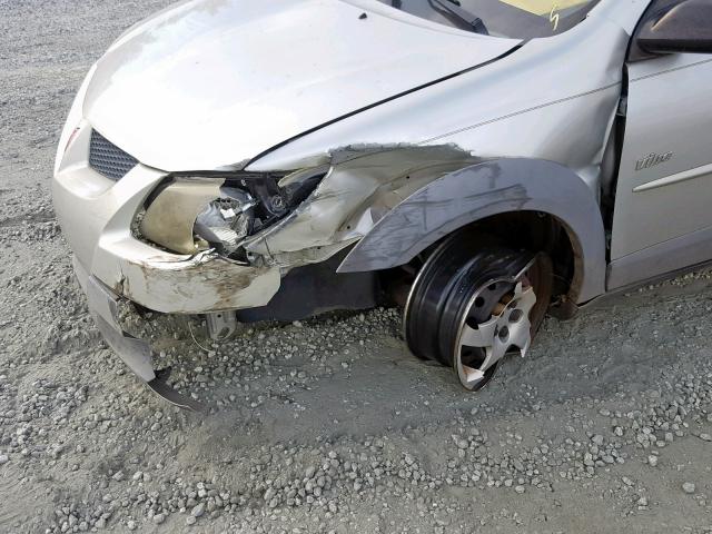 5Y2SL62883Z467043 - 2003 PONTIAC VIBE SILVER photo 9