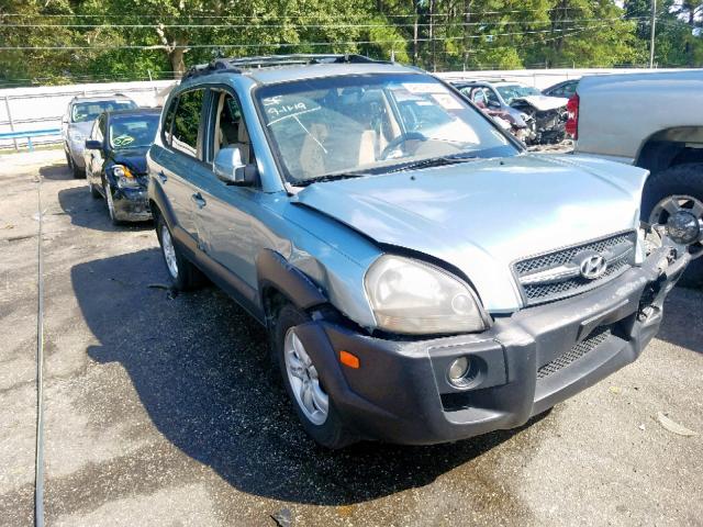 KM8JN12D18U863787 - 2008 HYUNDAI TUCSON SE TEAL photo 1