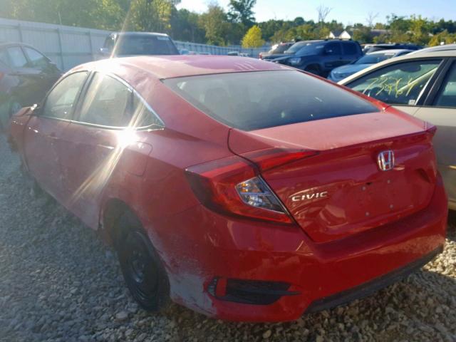 2HGFC2F58HH566772 - 2017 HONDA CIVIC LX RED photo 3