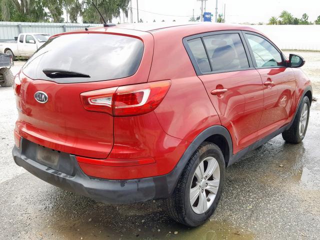 KNDPB3A24C7345067 - 2012 KIA SPORTAGE B RED photo 4