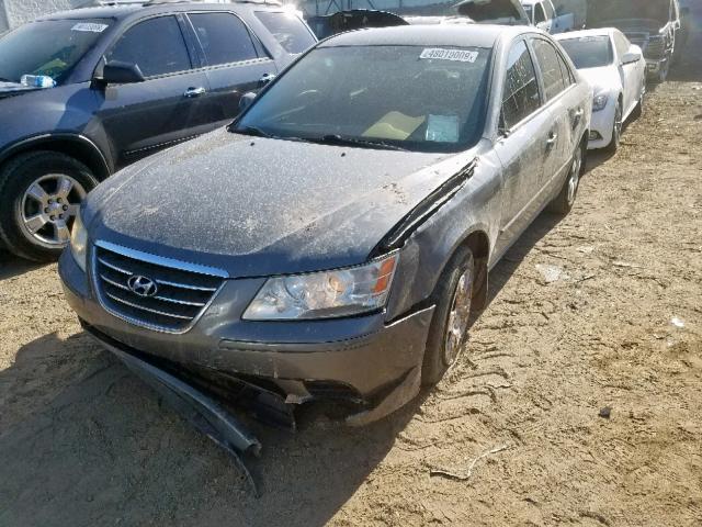 5NPET46C49H504511 - 2009 HYUNDAI SONATA GLS SILVER photo 2