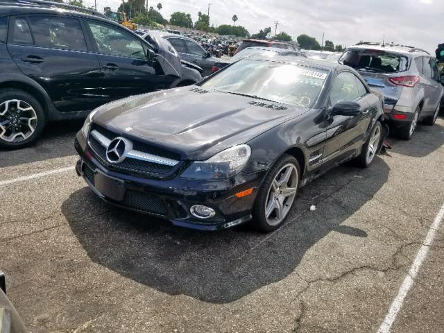 WDBSK71F69F153246 - 2009 MERCEDES-BENZ SL 550 BLACK photo 2