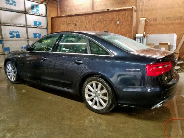 WAUHMAFC9EN100023 - 2014 AUDI A6 PRESTIG BLUE photo 3