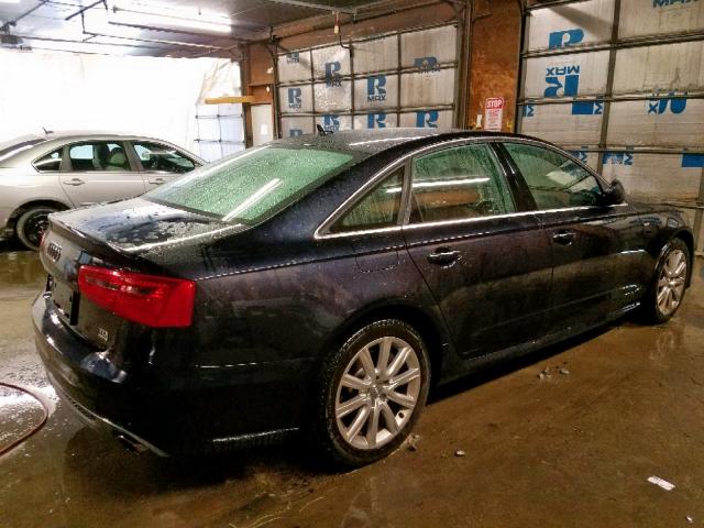 WAUHMAFC9EN100023 - 2014 AUDI A6 PRESTIG BLUE photo 4