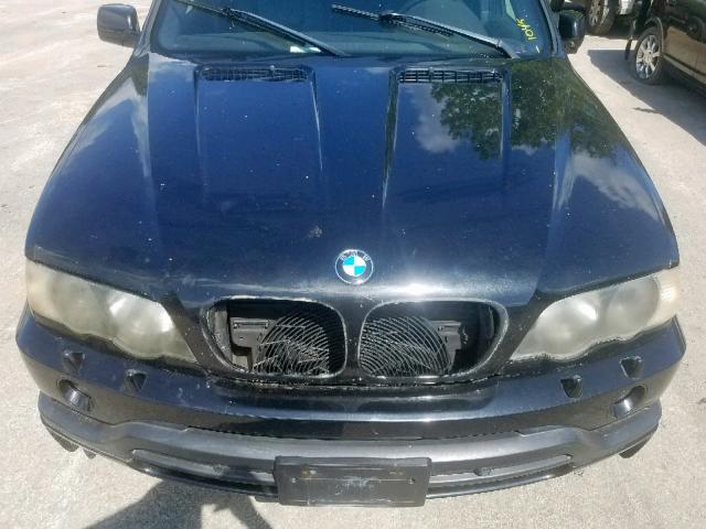 5UXFB935X3LN81069 - 2003 BMW X5 4.6IS BLACK photo 7