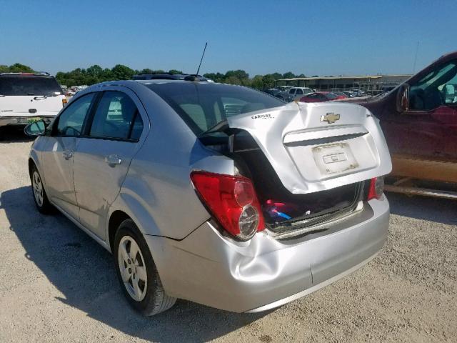 1G1JA5SH1F4115346 - 2015 CHEVROLET SONIC LS SILVER photo 3
