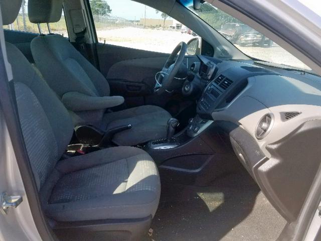 1G1JA5SH1F4115346 - 2015 CHEVROLET SONIC LS SILVER photo 5