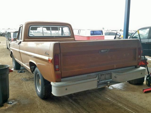 F10AKP05337 - 1972 FORD F100 BROWN photo 3