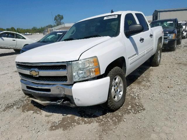 3GCEK23M99G102903 - 2009 CHEVROLET SILVERADO WHITE photo 2