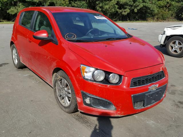 1G1JA6SH6C4118972 - 2012 CHEVROLET SONIC LS 红色 照片 1