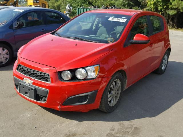 1G1JA6SH6C4118972 - 2012 CHEVROLET SONIC LS 红色 照片 2