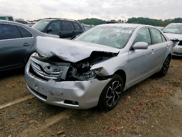 4T1BE46K57U167754 - 2007 TOYOTA CAMRY NEW SILVER photo 2