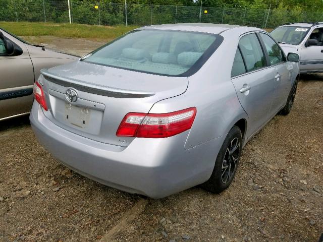 4T1BE46K57U167754 - 2007 TOYOTA CAMRY NEW SILVER photo 4
