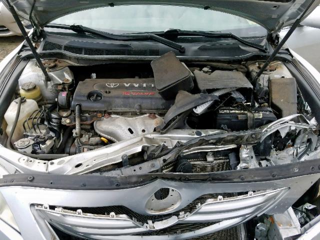 4T1BE46K57U167754 - 2007 TOYOTA CAMRY NEW SILVER photo 7