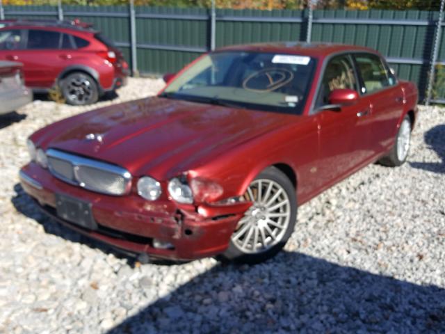 SAJWA79B36SH07115 - 2006 JAGUAR XJ8 L RED photo 2