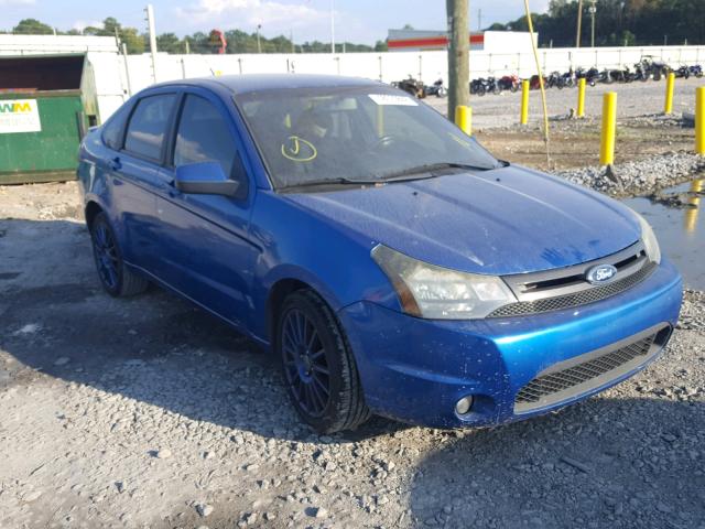 1FAHP3GN3BW135433 - 2011 FORD FOCUS SES BLUE photo 1