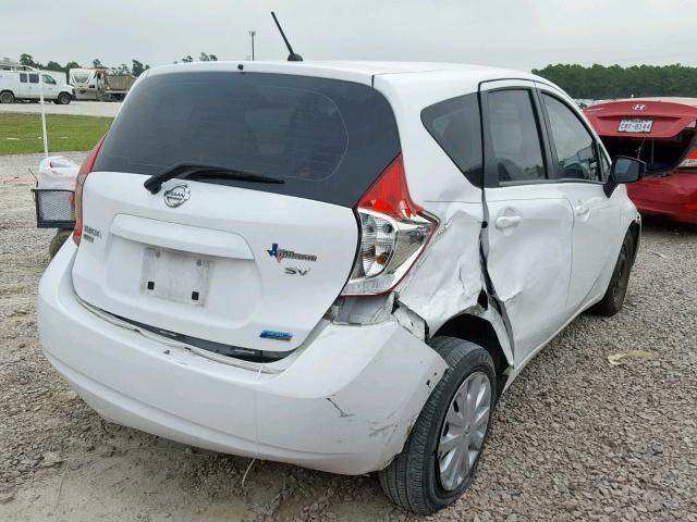 3N1CE2CP2FL423602 - 2015 NISSAN VERSA NOTE WHITE photo 4