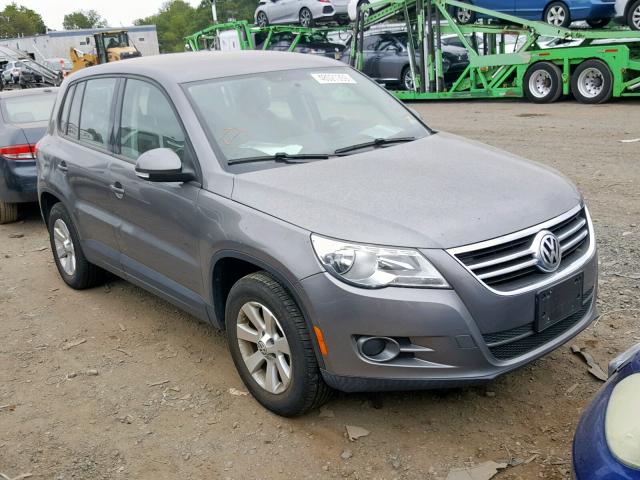 WVGBV7AX8AW515580 - 2010 VOLKSWAGEN TIGUAN SE GRAY photo 9