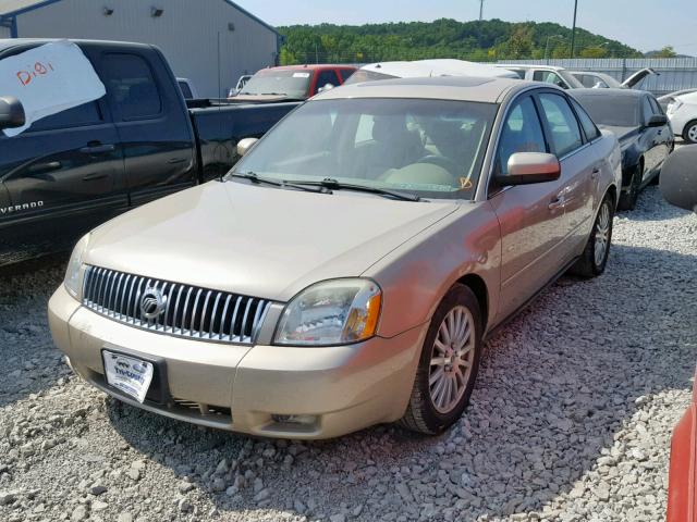 1MEFM42195G622041 - 2005 MERCURY MONTEGO PR ოქროსფერი ფოტო 2