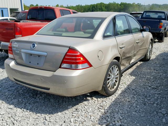 1MEFM42195G622041 - 2005 MERCURY MONTEGO PR ოქროსფერი ფოტო 4