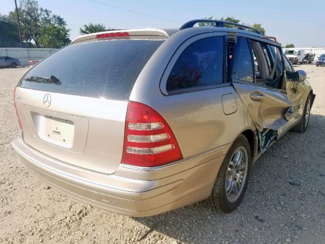 WDBRH64J24F462597 - 2004 MERCEDES-BENZ C 320 GOLD photo 4