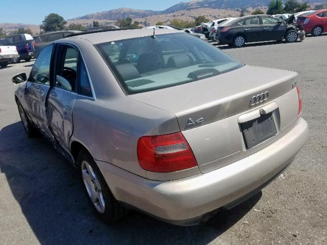 WAUED28D0XA010641 - 1999 AUDI A4 2.8 QUA BEIGE photo 3