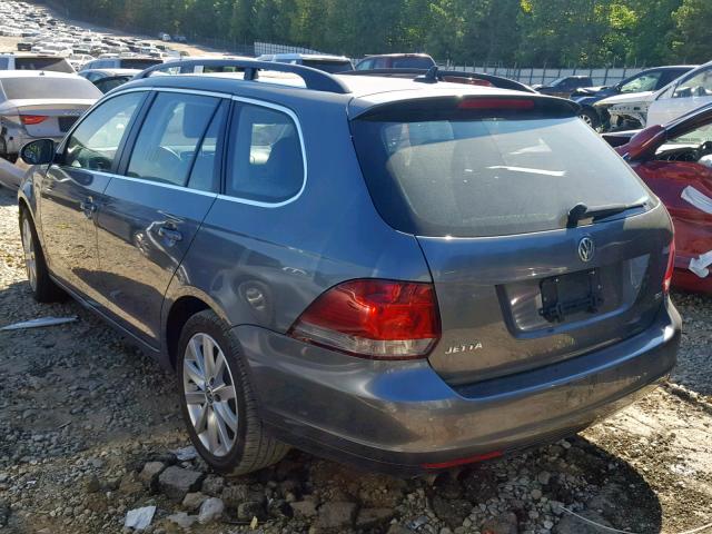 3VWPL7AJ9BM651162 - 2011 VOLKSWAGEN JETTA TDI GRAY photo 3