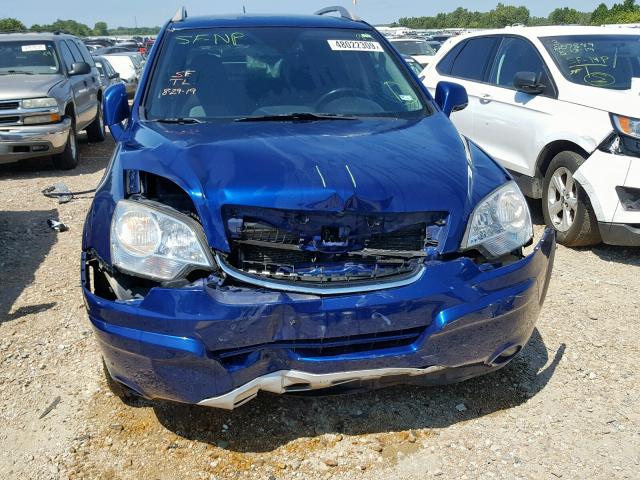 3GNFL3EK0DS506995 - 2013 CHEVROLET CAPTIVA LT BLUE photo 7