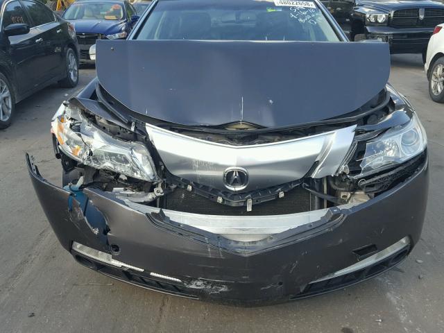 19UUA8F56AA001537 - 2010 ACURA TL GRAY photo 9