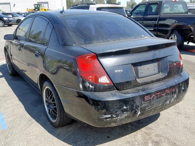 1G8AJ55F37Z115008 - 2007 SATURN ION LEVEL BLACK photo 3
