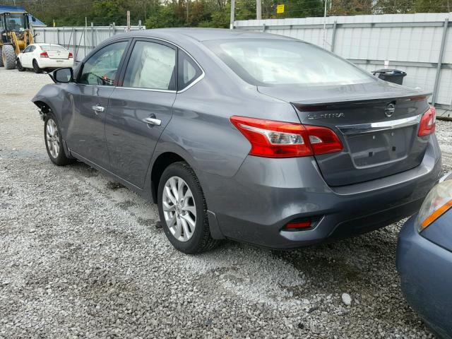 3N1AB7AP5HY374272 - 2017 NISSAN SENTRA S GRAY photo 3