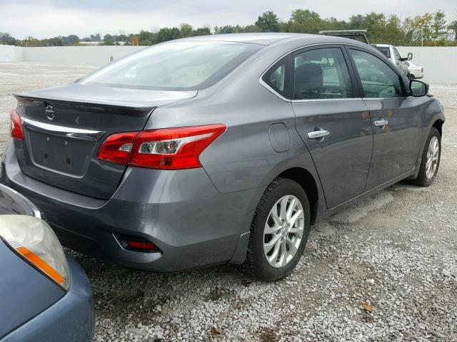 3N1AB7AP5HY374272 - 2017 NISSAN SENTRA S GRAY photo 4