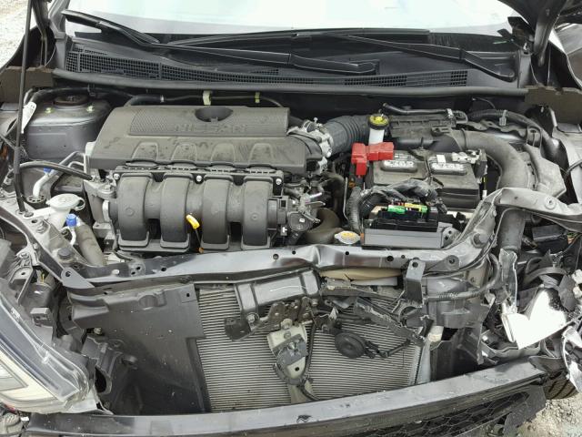 3N1AB7AP5HY374272 - 2017 NISSAN SENTRA S GRAY photo 7