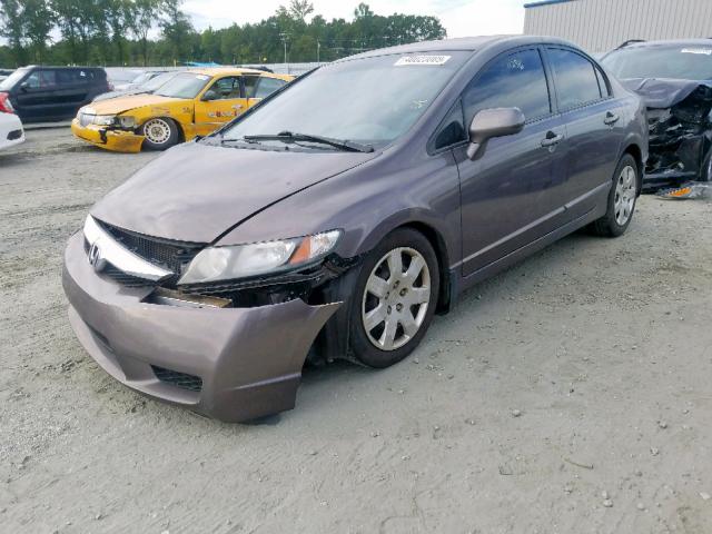 2HGFA1F5XBH511456 - 2011 HONDA CIVIC LX 灰色 照片 2