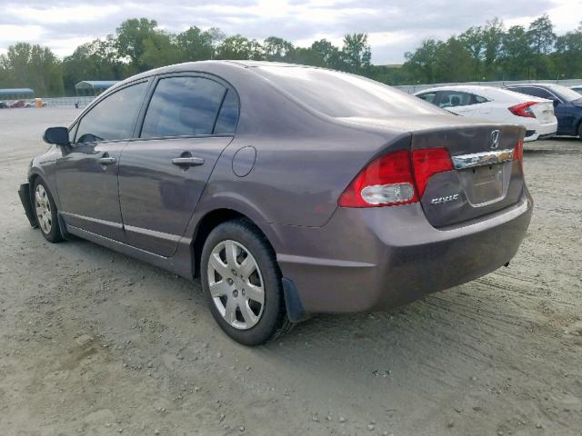 2HGFA1F5XBH511456 - 2011 HONDA CIVIC LX 灰色 照片 3