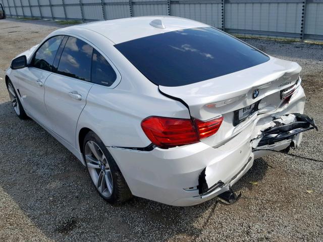 WBA4B1C53GG243177 - 2016 BMW 435 I GRAN WHITE photo 3