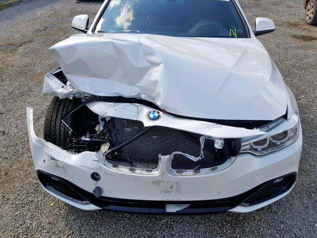 WBA4B1C53GG243177 - 2016 BMW 435 I GRAN WHITE photo 9