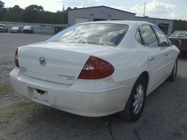 2G4WD582961296033 - 2006 BUICK LACROSSE C WHITE photo 4