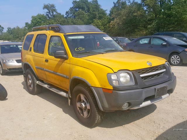 5N1ED28TX2C573618 - 2002 NISSAN XTERRA XE YELLOW photo 1