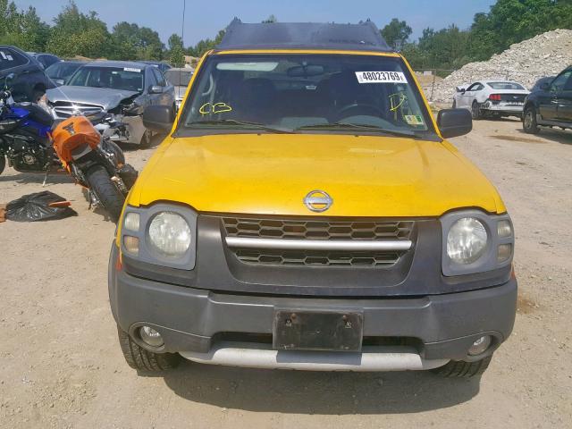 5N1ED28TX2C573618 - 2002 NISSAN XTERRA XE YELLOW photo 9