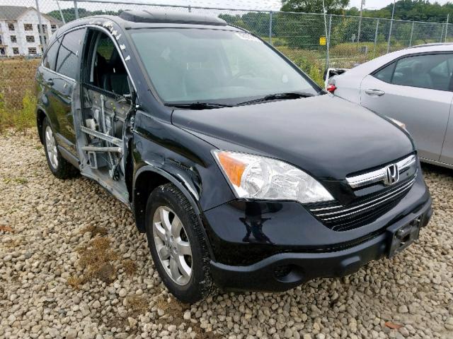 JHLRE48789C009352 - 2009 HONDA CR-V EXL BLACK photo 1