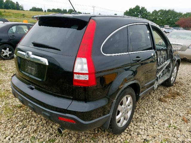 JHLRE48789C009352 - 2009 HONDA CR-V EXL BLACK photo 4