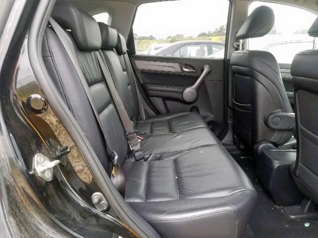 JHLRE48789C009352 - 2009 HONDA CR-V EXL BLACK photo 6