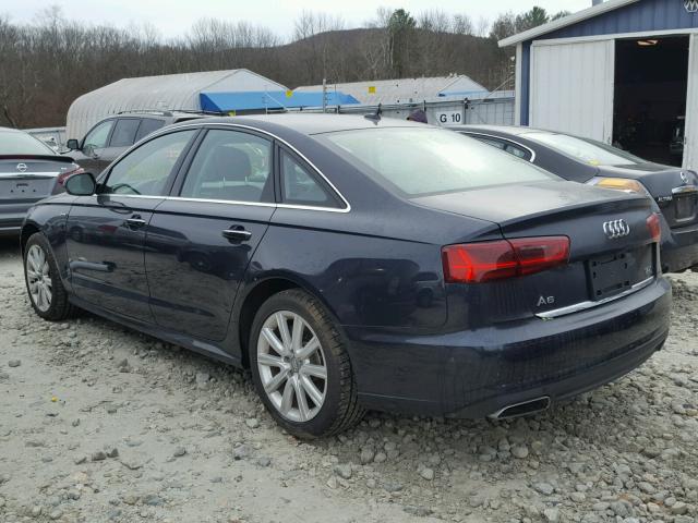 WAUHGAFC3GN111805 - 2016 AUDI A6 PRESTIG BLUE photo 3